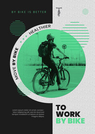 自行车比赛海报