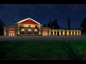 楼体建筑亮化 PSD分层效果