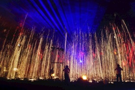  打铁花 非遗  开封