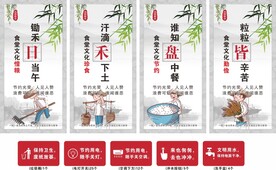 学校食堂文明标牌