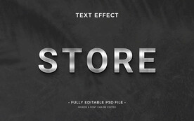 3D金属字效果图片