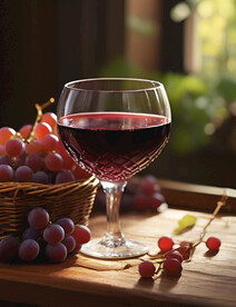 红酒美好时光高清摄影图片