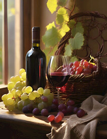 红酒美好时光高清摄影图片