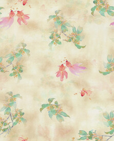 数码印花  金鱼