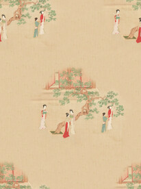 数码印花 仕女图