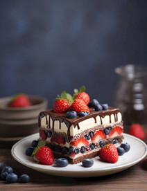 美味奶油蛋糕点展示图片