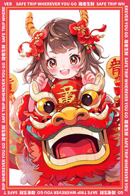 新年红色地垫图案