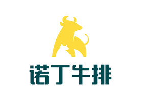 诺丁牛排 LOGO 标志