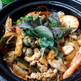 紫苏螺蛳鸡