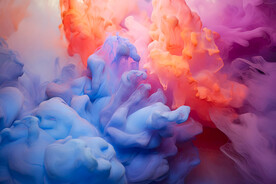彩色烟雾背景