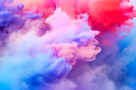 彩色粉末喷溅背景