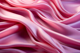 粉色丝绸布料