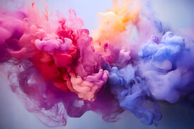 彩色烟雾背景