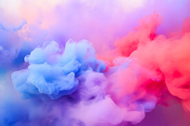 彩色扩散颗粒烟雾背景