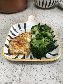 煎蛋 西蓝花