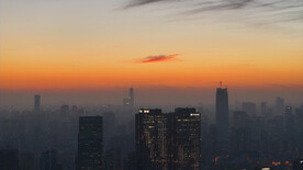 上海中心环球金融大厦航拍