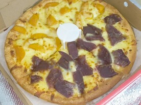 芒果紫薯双拼披萨