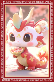 简约红色地垫图案