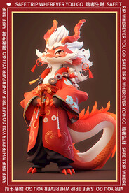 红色喜庆地垫图案