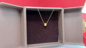 黄金足金球形缠绕纯金项链