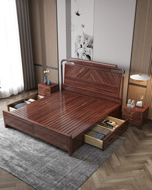 新中式床