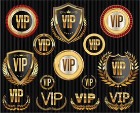 VIP盾牌徽章