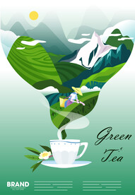 创意茶文化海报