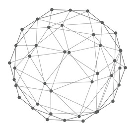 圆形点线科技元素