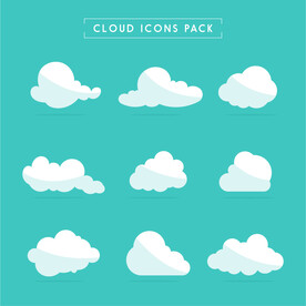 天空 白云 云朵  景色 云彩