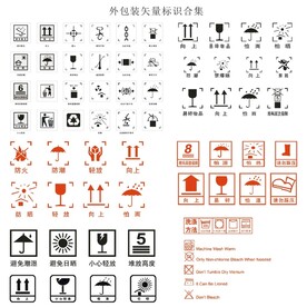 纸箱包装用图标