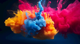 彩色烟雾