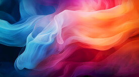 红色蓝色烟雾渐变