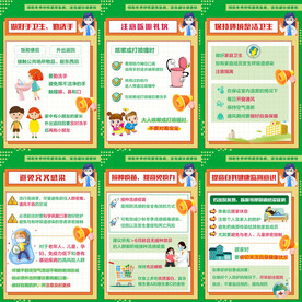 预防冬季呼吸道传染病海报