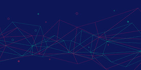 蓝色发光抽象科技线条背景