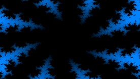 3d蓝色发光粒子大爆炸背景