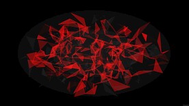 红色渐变抽象科技线条背景