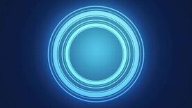 蓝色科技抽象发光线条背景