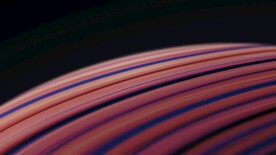 紫红色抽象拉丝3D立体流体渐变