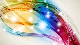 炫彩渐变抽象科技线条背景