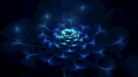 蓝色科技抽象发光线条背景