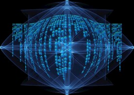 区块链大数据AI科技线条智能