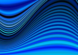 蓝色抽象拉丝3D立体流体渐变