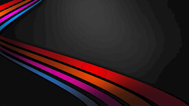 彩色3d流体渐变科技线条背景