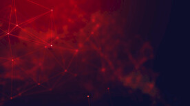 红色科技线条背景