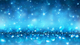 蓝色3d发光圆圈抽象科技纹理