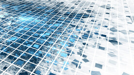 蓝色渐变科技光线背景