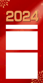 2024促销 红色背景