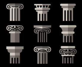 柱子 建筑 装饰品  罗马