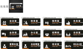公司门牌科室牌