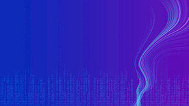 紫色渐变抽象科技线条背景